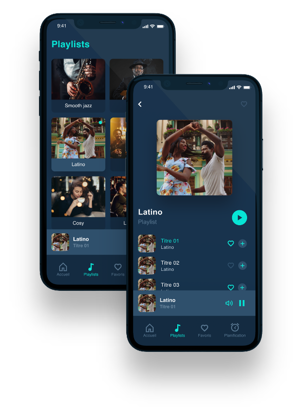 application playlist